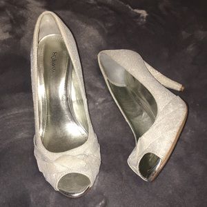 Silver heels